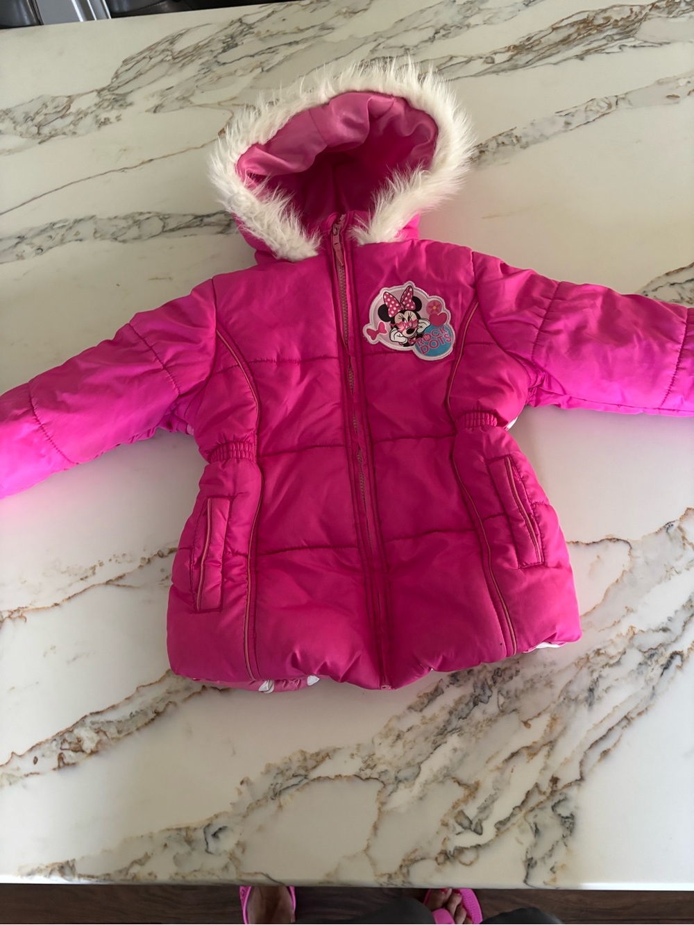 Puffer Jacket Interior - Children's Pink